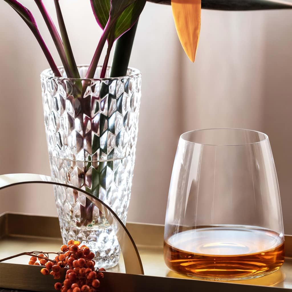 Villeroy und Boch - Boston Kerzenständer, eleganter, dekorativer Ständer für Stabkerzen, Kristallgla