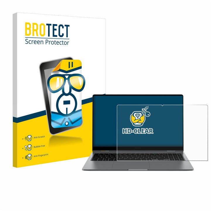 BROTECT Schutzfolie für Samsung Galaxy Book5 360 15.6" Displayschutz Folie Made in Germany, Ultra-Kl