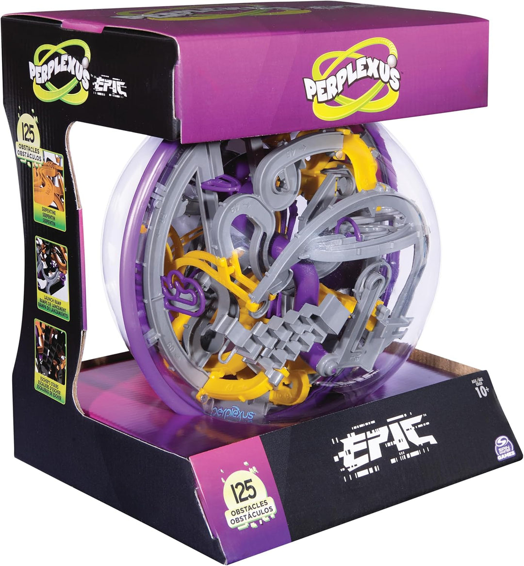 Perplexus Epic, 3D-Kugellabyrinth mit 125 Hindernissen - für fingerfertige Perplexus-Fans ab 8 Jahre