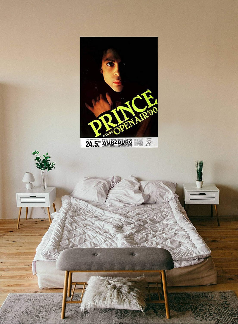 Prince - Graffiti Bridge, Würzburg 1990 » Konzertplakat/Premium Poster | Live Konzert Veranstaltung