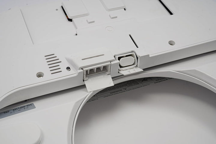 Smart Toilettensitz mit Temperaturanzeige,Elektronisches Toilettendeckel mit seitlichem Bedienelemen