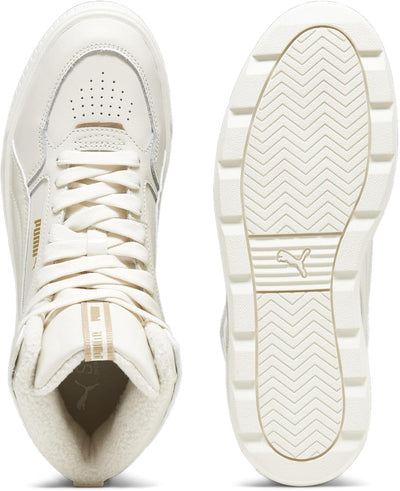 PUMA Damen Karmen Rebelle Mid WTR Sneaker 38 EU Alpine Snow Gold White, 38 EU Alpine Snow Gold White