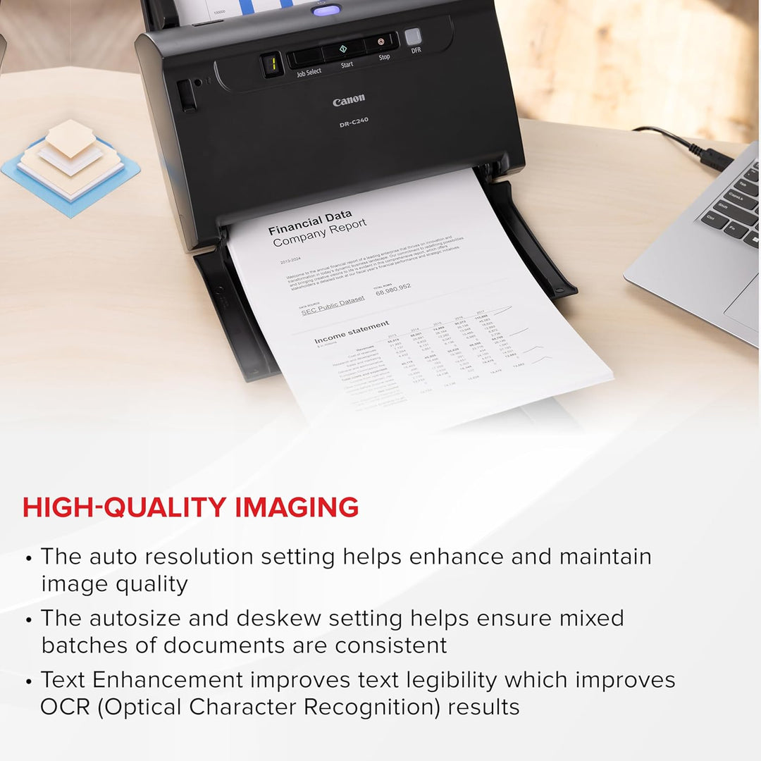 Canon ImageFORMULA DR-C240 Office Dokumentenscanner 0651C002