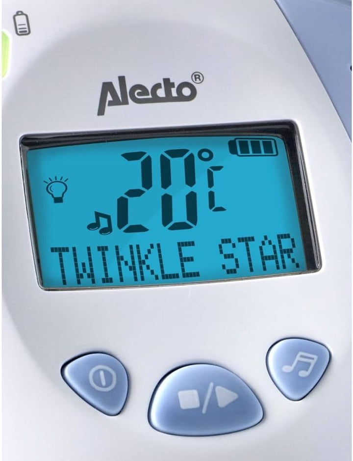 Alecto DBX-88 Eco DECT Digitales Babyphone hohe Reichweite bis zu 300 m. (100% störungsfrei), Gegens