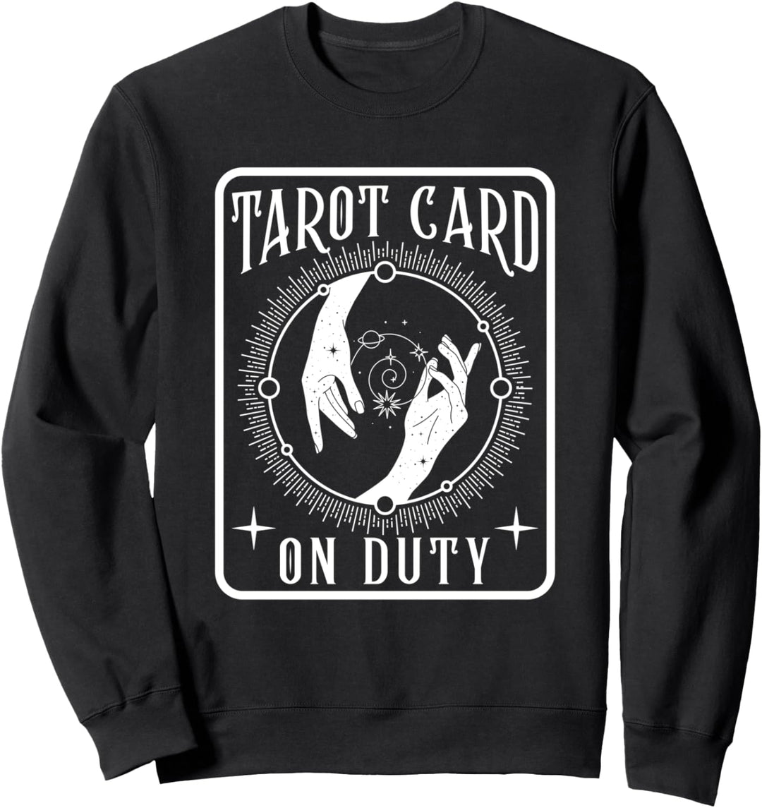 Tarotkarten On Duty Magic Occult Spiritual Wicca Witchcraft Sweatshirt