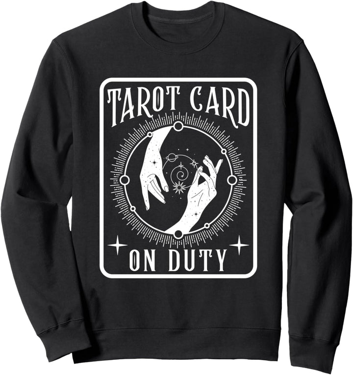Tarotkarten On Duty Magic Occult Spiritual Wicca Witchcraft Sweatshirt