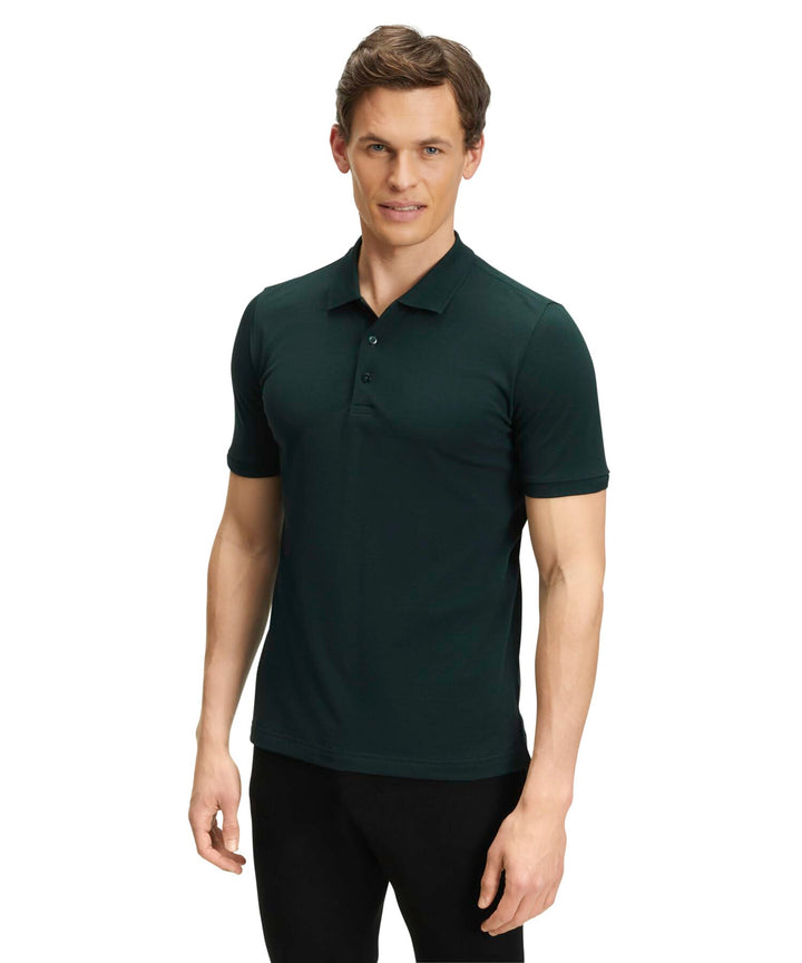 FALKE Herren Basic Polo Shirt Piqué Poloshirt atmungsaktive Baumwolle weich hautfreundlich bequem se