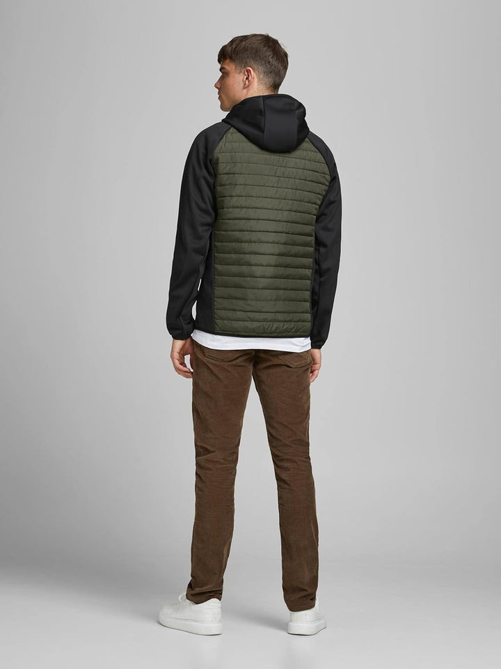 JACK & JONES Male Hybridjacke Hybridjacke M Forest Night/w. Black, M Forest Night/w. Black
