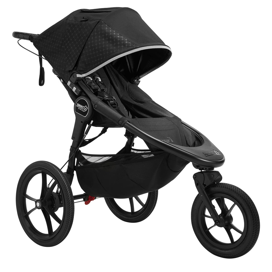 Baby Jogger Summit X3 Kinderwagen zum Joggen | zusammenklappbarer 3-Rad-Sportkinderwagen mit Handbre