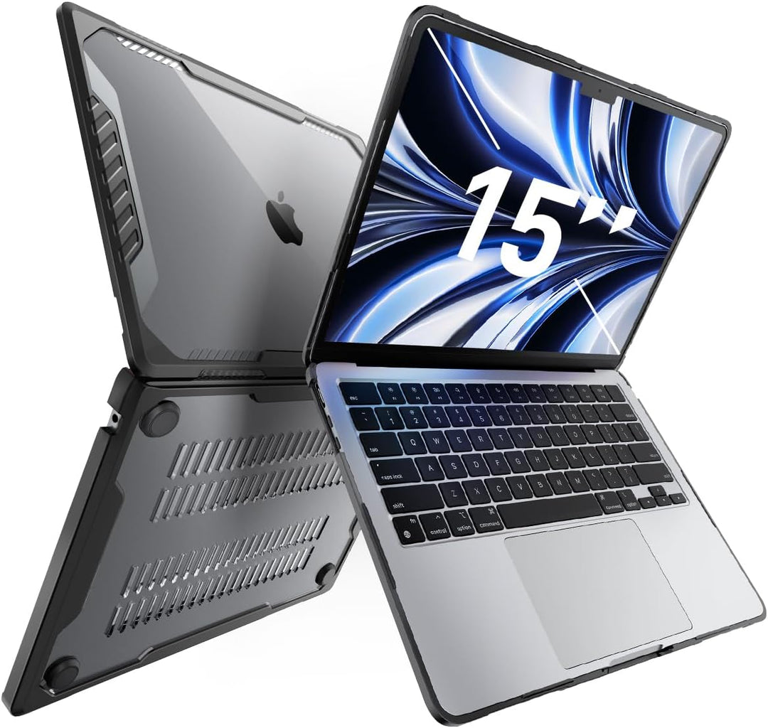 SUPCASE Unicorn Beetle Hülle für MacBook Air 15 Zoll (2023) A2941 M2 Chip, Bumper Case Stossfest Sch