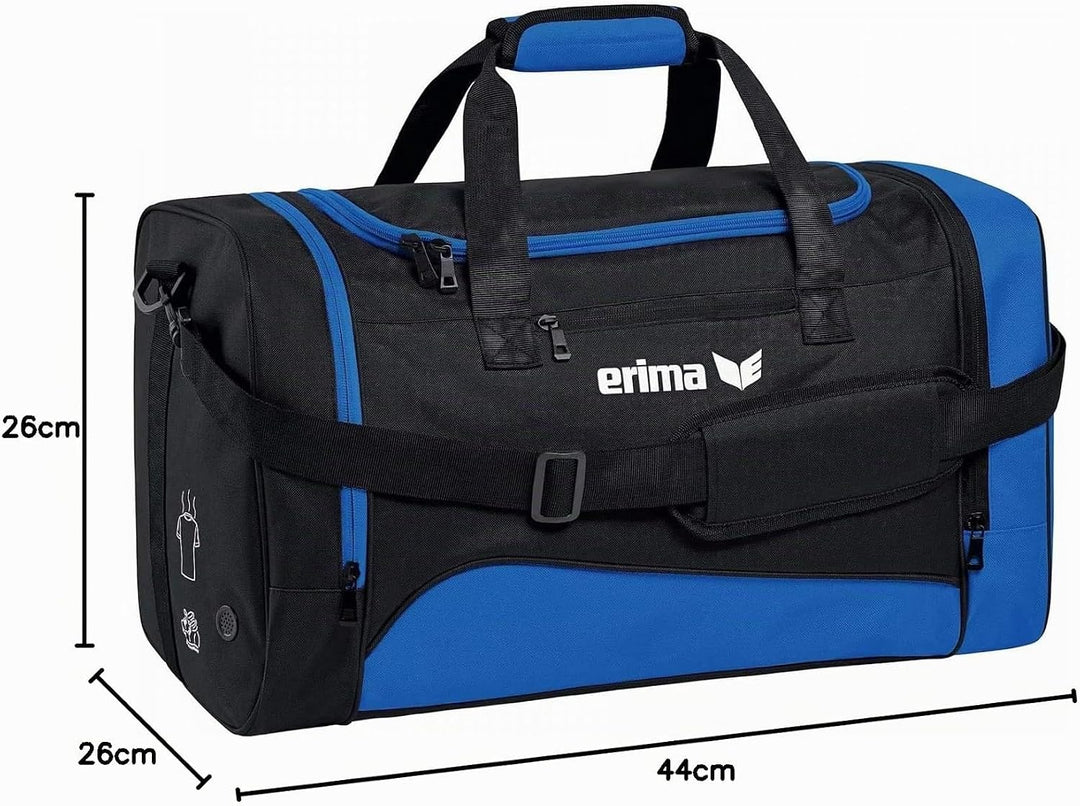 Erima Sporttasche Club 1900 2.0 Sporttasche New Royal/Schwarz S, New Royal/Schwarz S