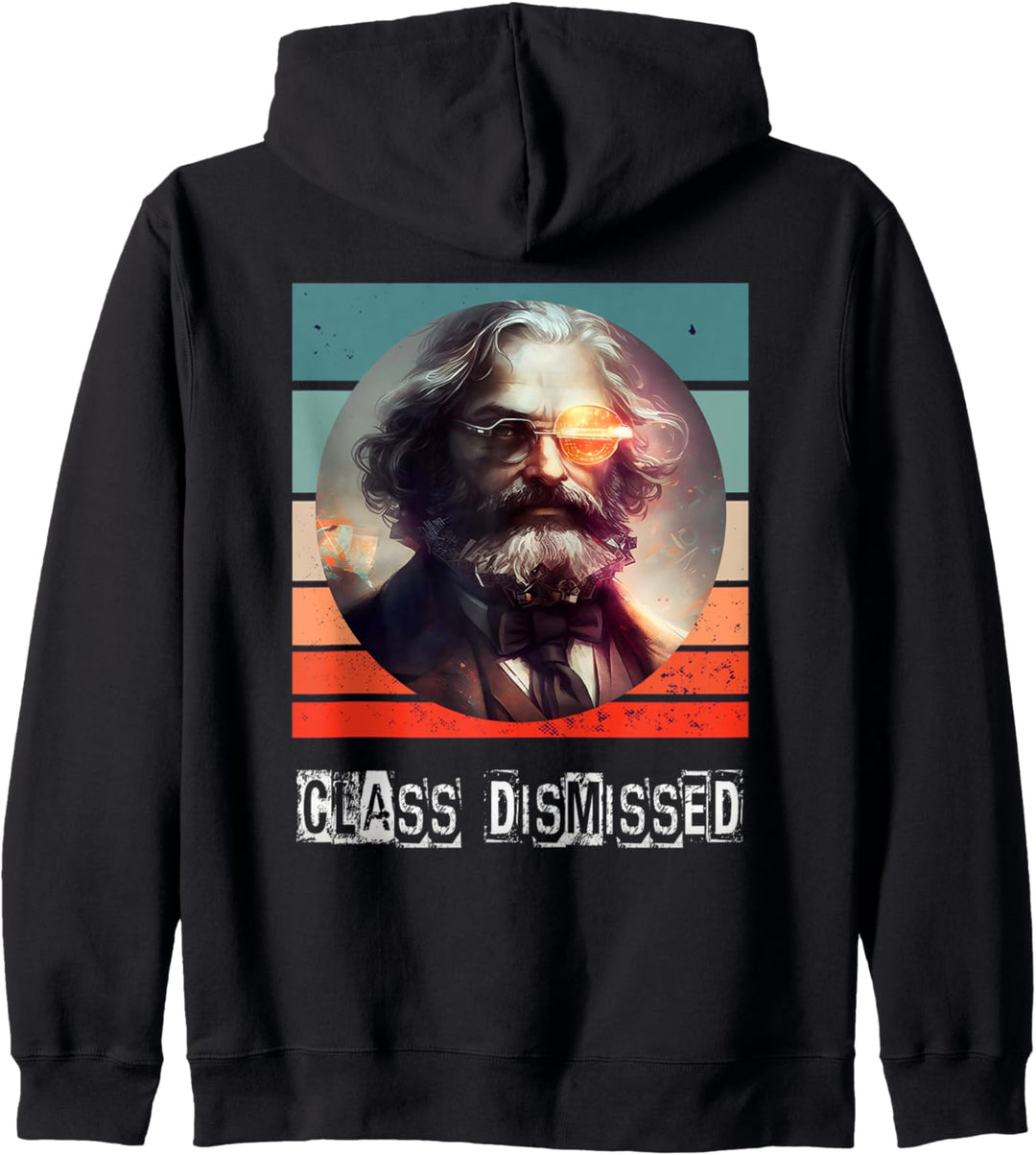 Class Dismissed, Sozialist, Kommunist, Cyber Karl Marx Kapuzenjacke