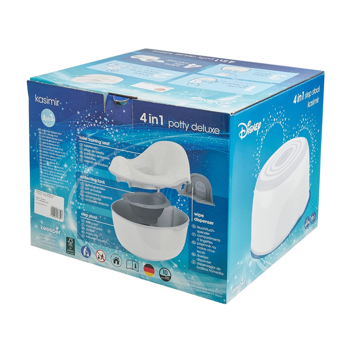 keeeper Mickey Babytopf deluxe 4in1, Töpfchen + Toilettensitz + Hocker + Feuchttuchspender, Ab ca. 1