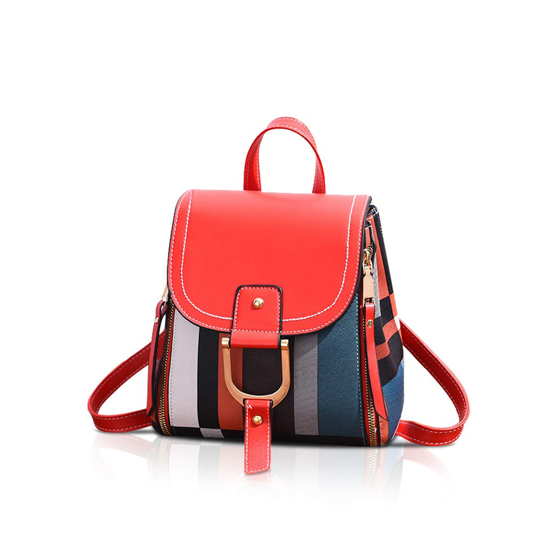 NICOLE&DORIS Damen Rucksack Kleiner Rucksack Umhängetasche Handtaschen Rucksack für Damen Leder Ruck
