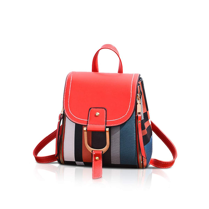 NICOLE&DORIS Damen Rucksack Kleiner Rucksack Umhängetasche Handtaschen Rucksack für Damen Leder Ruck
