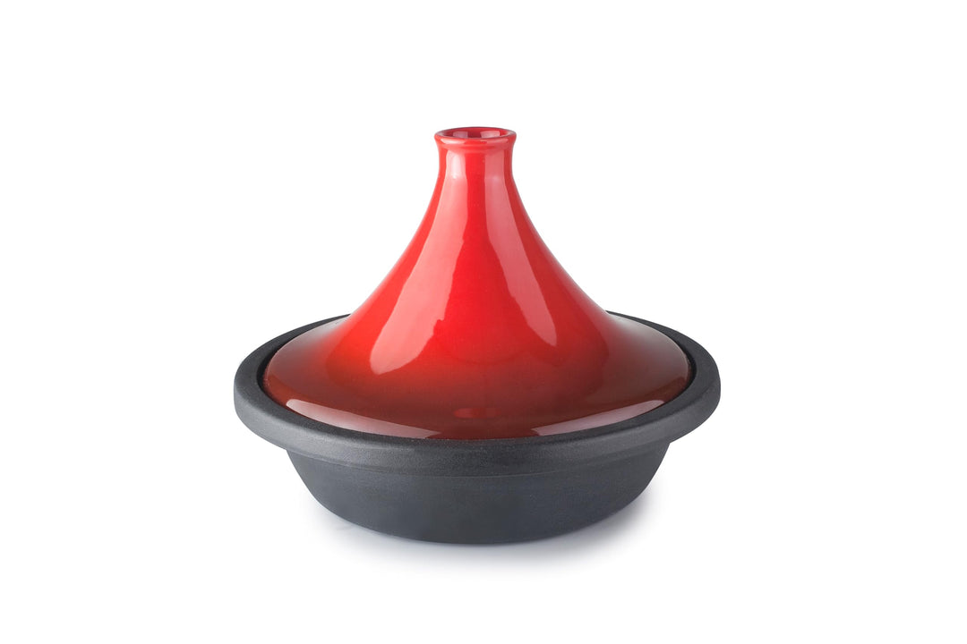 IBILI Tajine H-Klasse, 32 cm, Körper aus Gusseisen und Keramikdeckel, induktionsgeeignet, 32 cm
