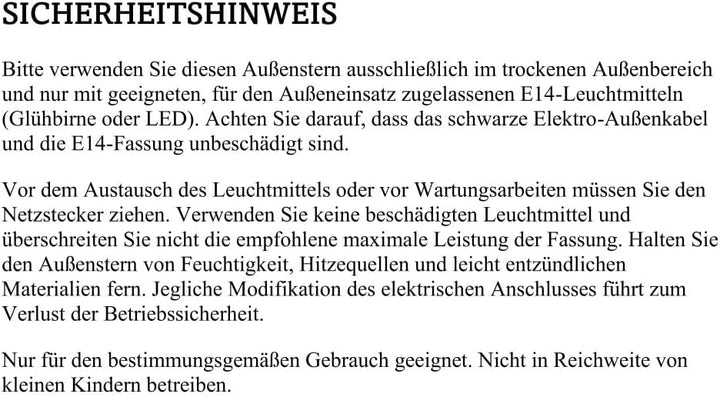 Aussenstern gelb mit auswechelbarer LED - beleuchteter Stern 55-60 cm Adventsstern Weihnachtsstern L