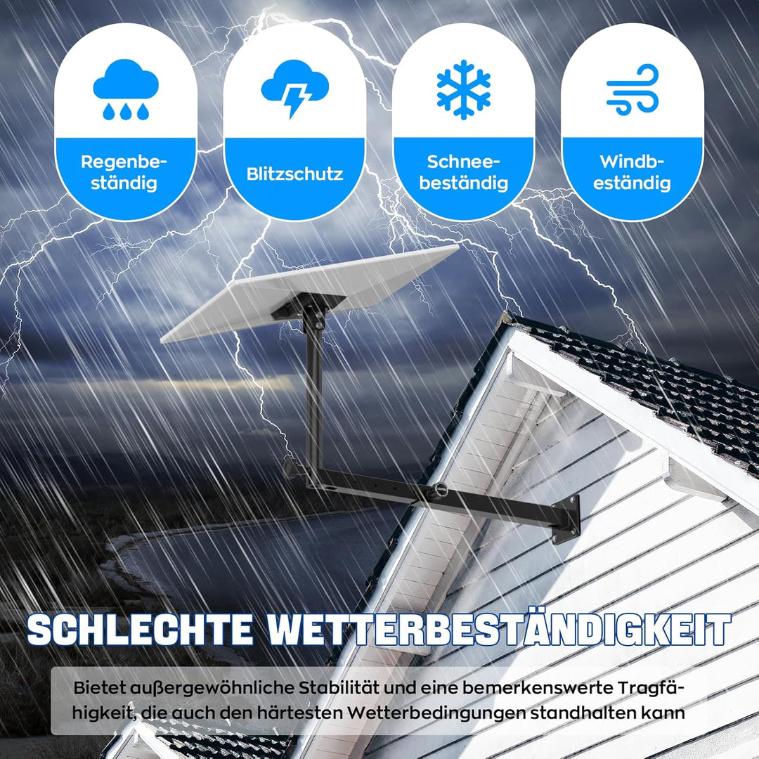 IMAYCC Starlink Wandhalterung Lang Ausdehnbar,360° Verstellbare Starlink Standard Mount mit Starlink