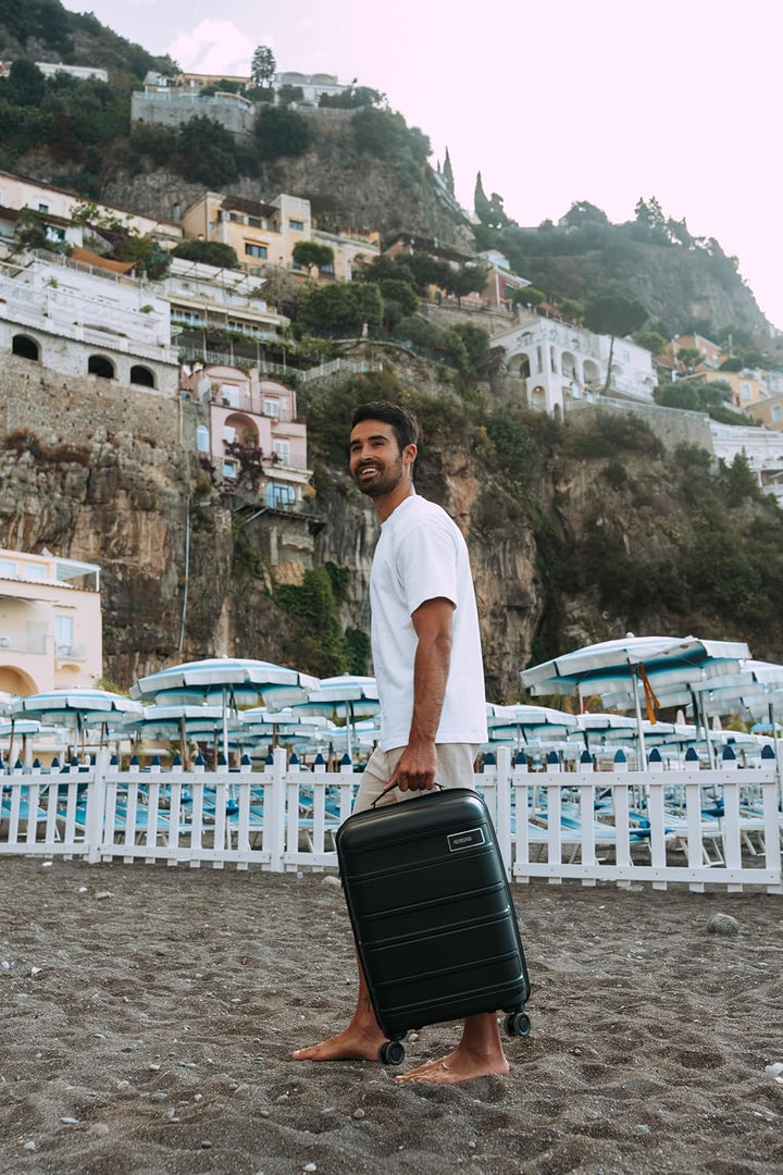 American Tourister Skymax - Kofferset 3-teilig, Schwarz (Bass Black) Black (Bass Black), Black (Bass