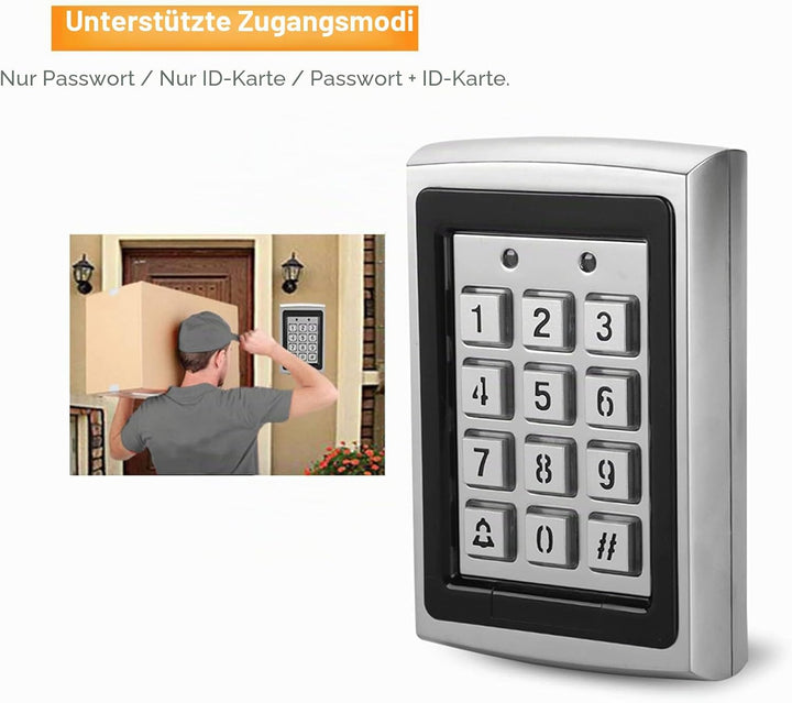 Kontaktloser Tür-Controller, Passwort-Zutrittskontrolle Kartenleser 26 Access Controller Passwort-Zu