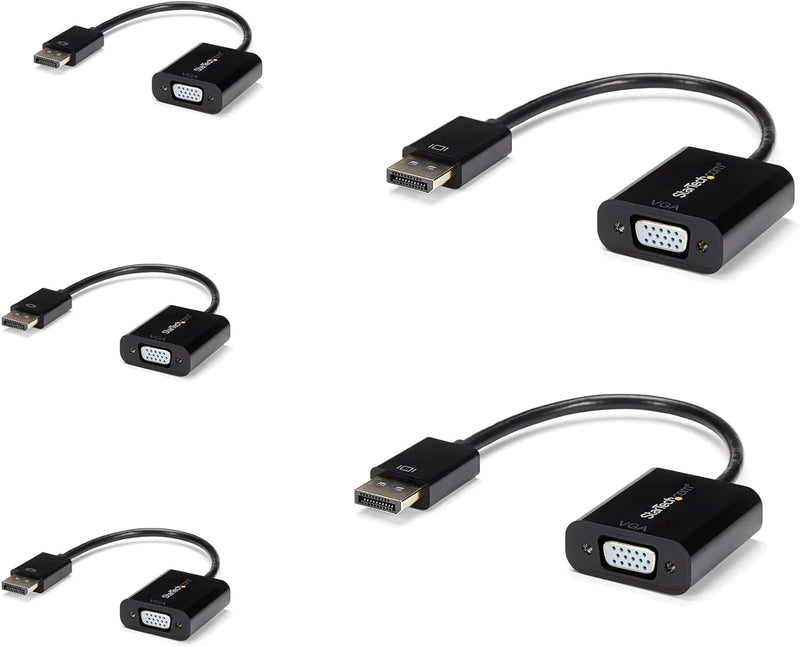 StarTech.com 5 Stück DisplayPort auf VGA Adapter - DisplayPort 1.2 auf VGA Aktiv Adapter - Digital D