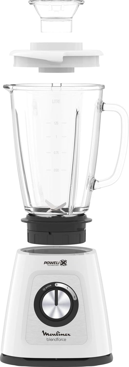 Moulinex LM4351 Blendforce 2 Elektrischer Mixer mit Powelix-Technologie, 800 W, 1,75 Liter, SmartLoc