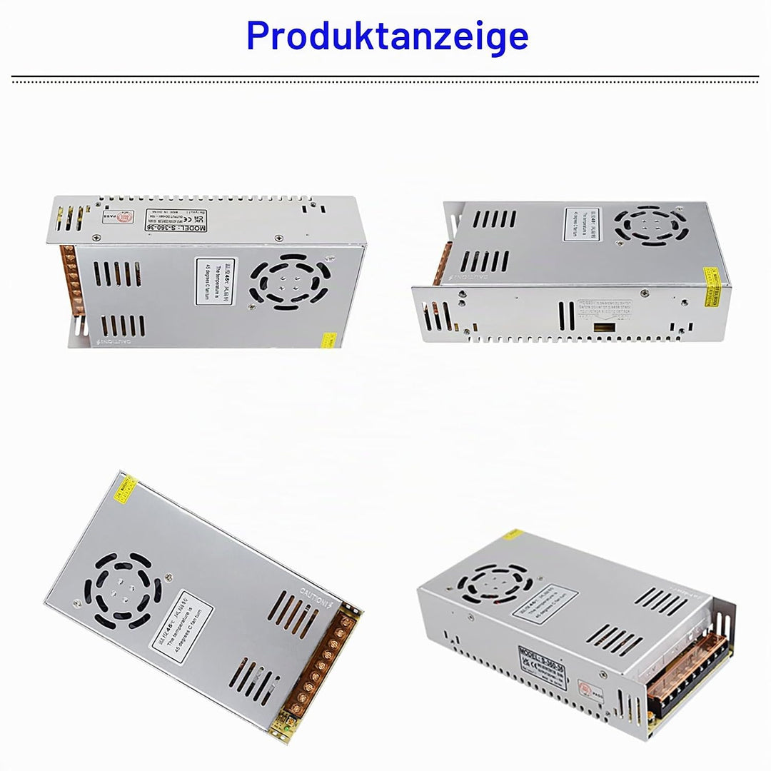 Baiyouli Netzteil 36V 10A 360W Schaltnetzteil Adapter Transformator AC 110V / 220V to DC Schaltwandl