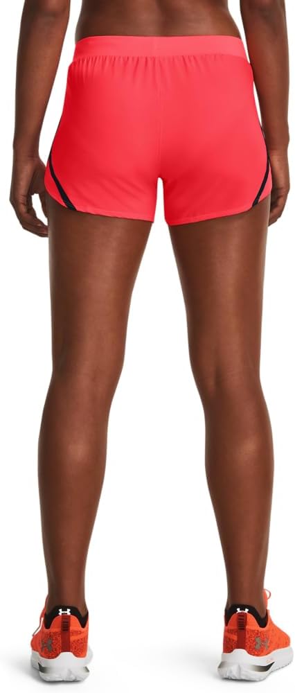 Under Armour Damen Kurze Hose Fly by 2.0 Laufshorts M-L Beta / Schwarz / Reflektierend, M-L Beta / S