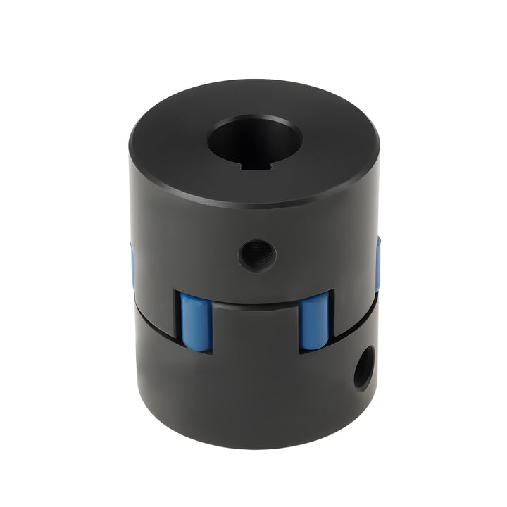 SG Store 16 mm bis 25 mm Kupplungswelle Motorkupplung für Elektromotor Spaltholz 44 x 51 mm schwarz