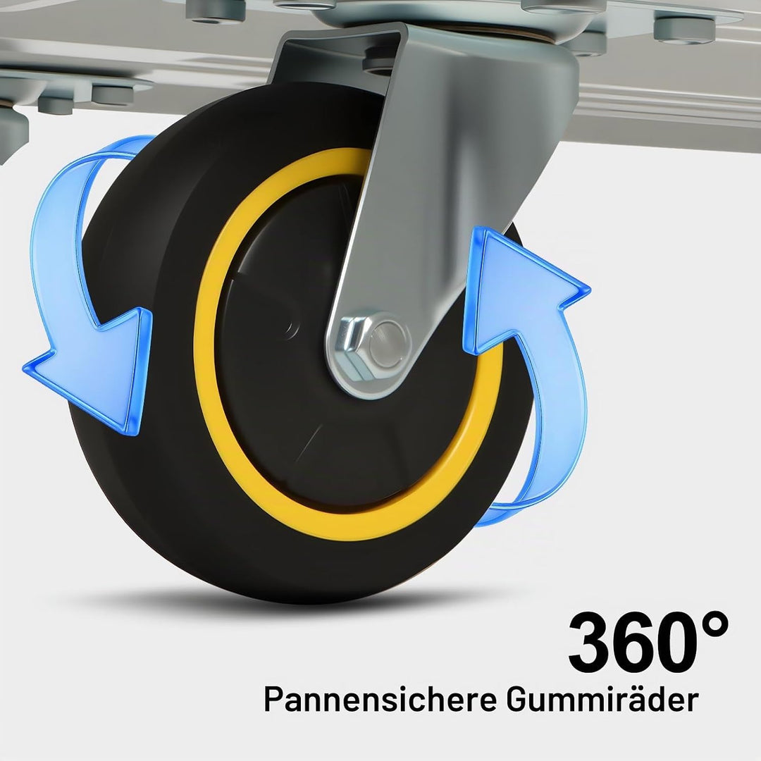 Panana Plattformwagen, Transportwagen Klappbar mit 150 kg Tragfähigkeit - Transportkarre Handwagen K