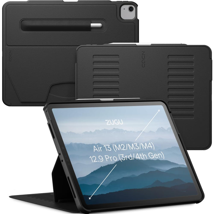 Zugu CASE iPad Air Hülle 13 Zoll M4 2026 & M3 2025 & M2 2024 / iPad Pro 12.9 (3rd/4th Gen), schlanke