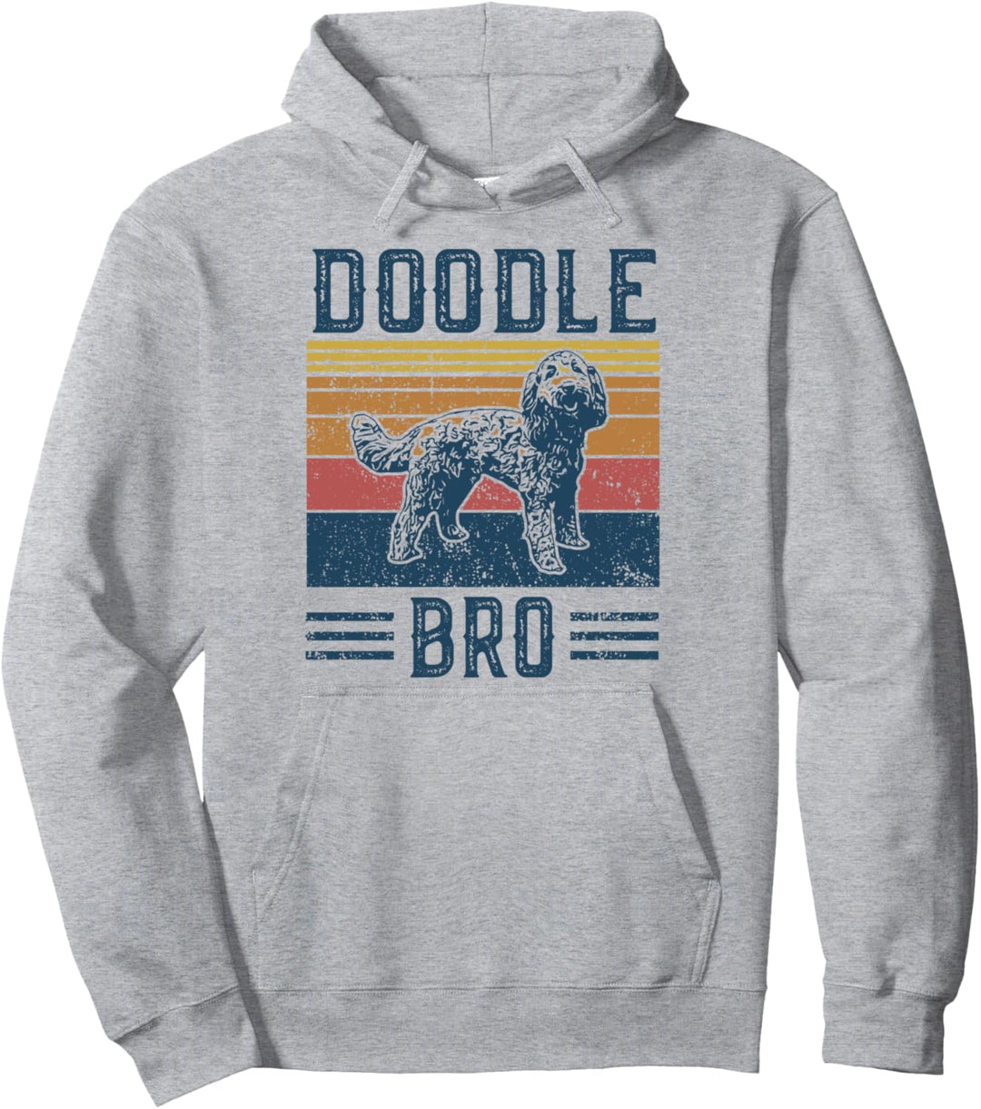 Vintage Doodle Bro Bruder - Aussie Doodle & Goldendoodle Pullover Hoodie