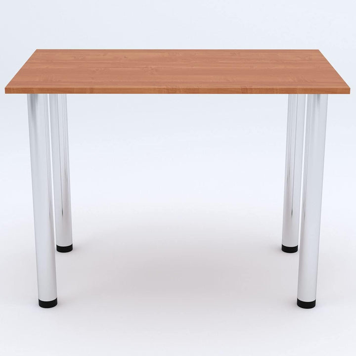 mikon 60x40 | Esszimmertisch - Esstisch - Tisch mit Chrombeinen - Küchentisch - Bürotisch | Erle 60