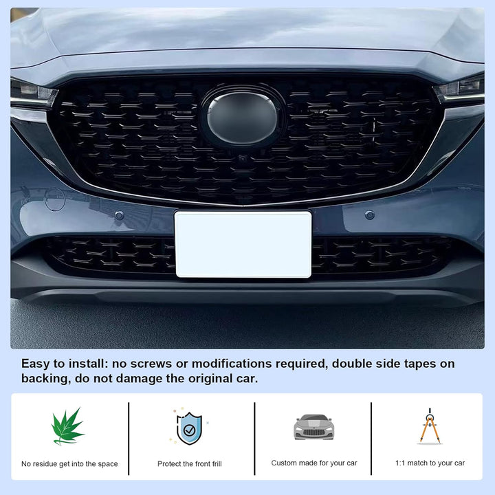 CDEFG Kompatibel mit Mazda CX-5 CX5 2022 2023 2024 facelift Front Kühlergrille Frills Frontstossstan