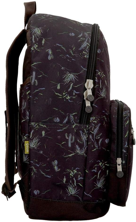 Enso West An Trolley anpassbarer Rucksack Schwarz 31x42x15 cms Polyester 23.94L Rucksack 44, Rucksac