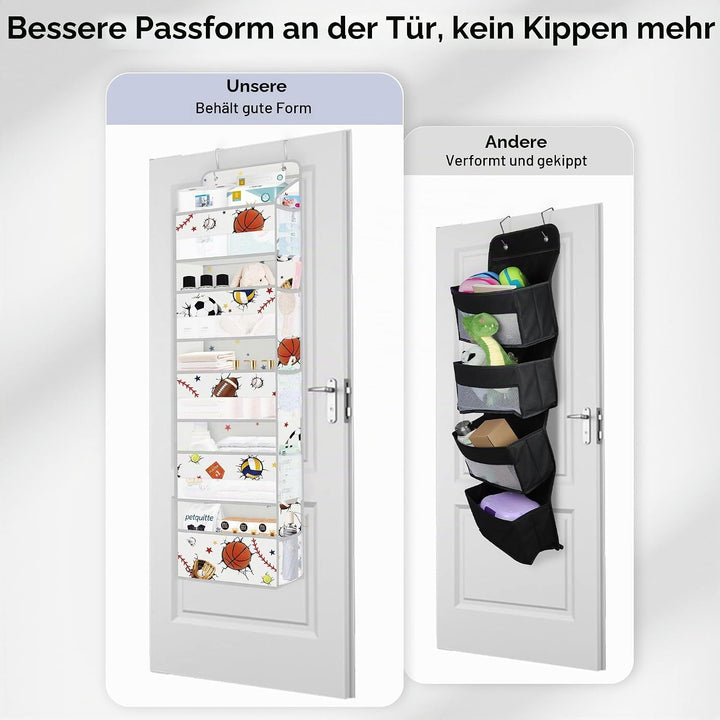 Clastyle Ball Tür Hängeaufbewahrung Sterne Hängeorganizer für Camping Bad Schrank Schlafzimmer Junge