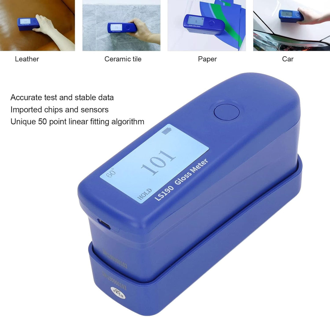 Glanzmessgerät Tragbares Glanzmessgerät Digitales Flüssigkristall-Glanzmessgerät Geeignet für die Ch