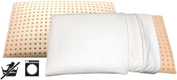 MAPE Duftkissen Nackenstützkissen viscoelastischer Thermo-Soft-Schaum Kissen mit 100% Baumwollbezug,