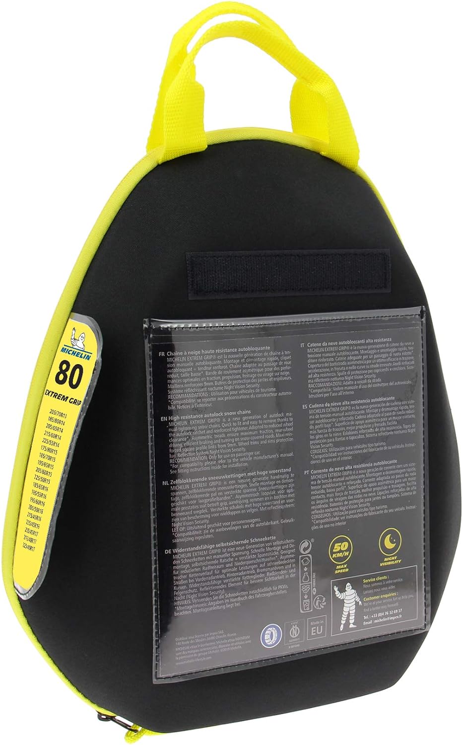 MICHELIN Schneeketten Extrem Grip, selbstblockierende Spannung, Nr. 80 N°80, N°80