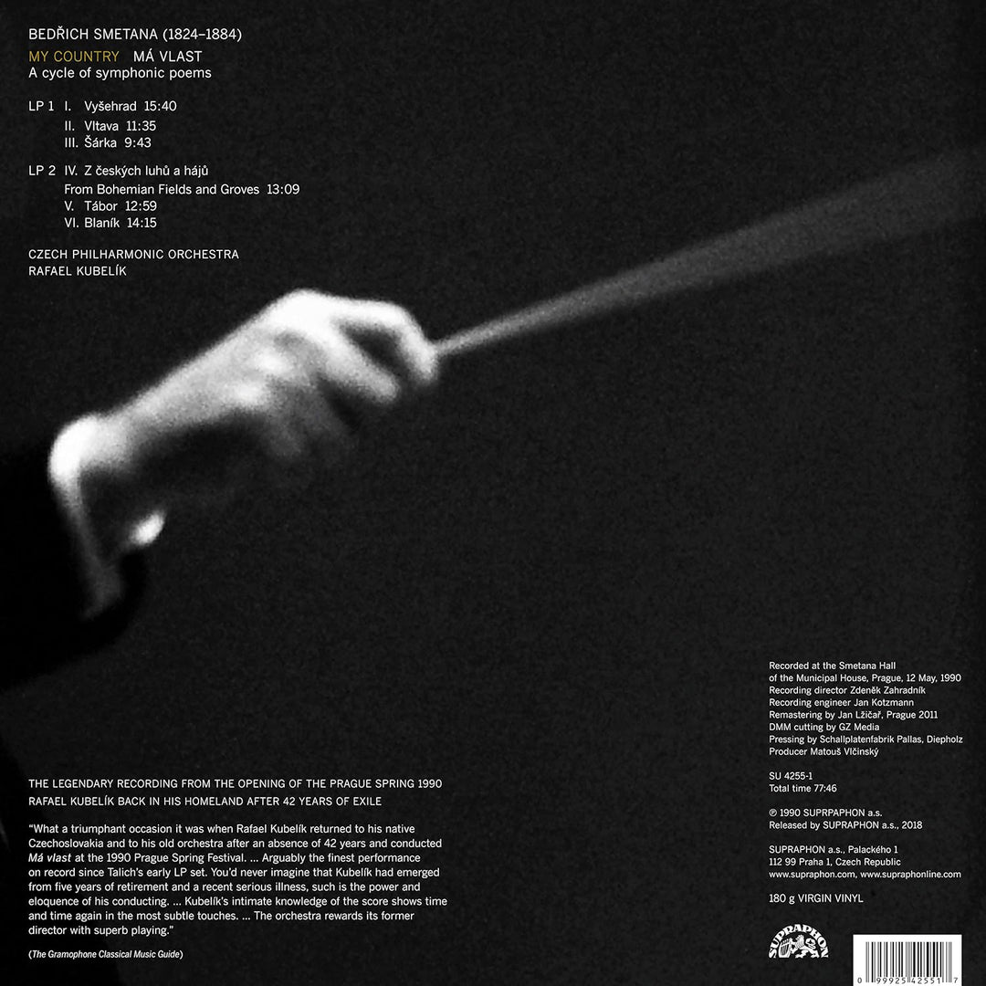 Smetana: Má Vlast - My Country DoLP, 180 gr, DMM], Vinyl