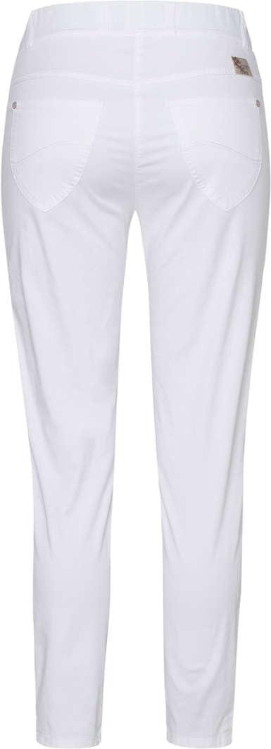 Damen Style Lavina Verkürzt Rundum Schlupf Light Summer Cotton Hose 32W / 32L Weiss, 32W / 32L Wei&amp;