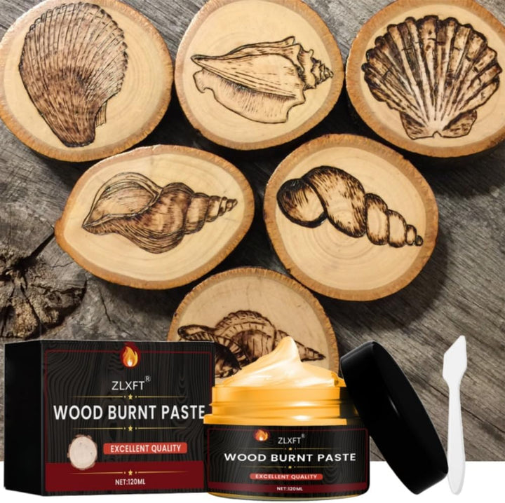 Holzbrennpaste Brennpaste Gel,2pcs Multifunktionales DIY Brandmalerei für Holz,Holzbrennpaste,Wood B