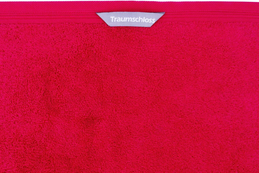 Traumschloss Badetuch »Frottier-Line« 100% Baumwolle | flauschig weich, Farbe:Bordeaux, Grösse:100x1