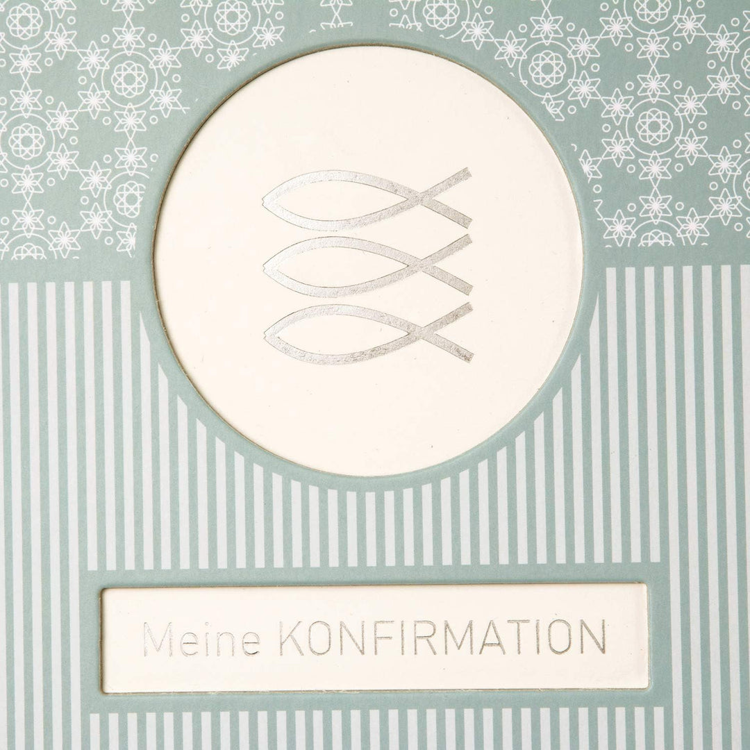 goldbuch 03143 Fotoalbum für die Konfirmation, Mandala, Erinnerungsalbum 25x25 cm, Fotobuch mit 60 w