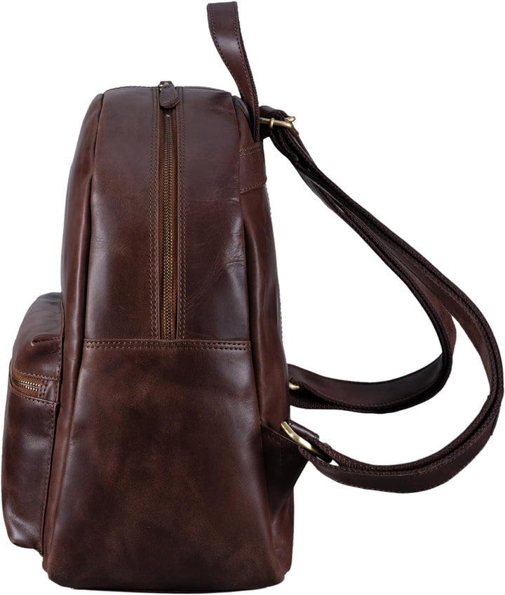 STILORD 'Flynn' Grosser Rucksack Leder XL Lederrucksack für Damen Herren Laptop Rucksack Reiserucksa