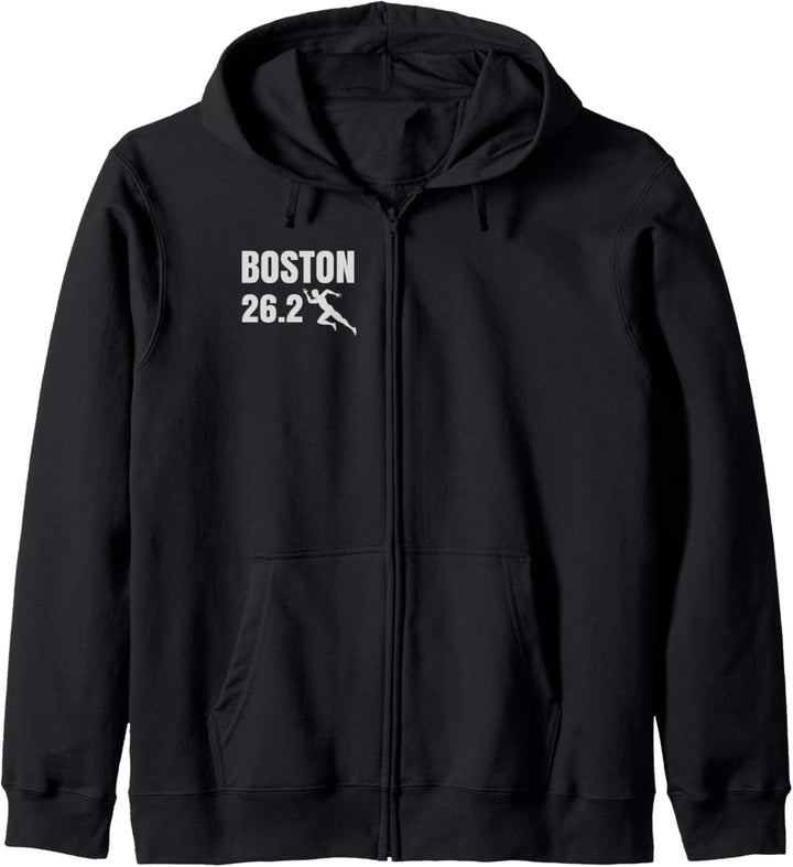 Boston 26.2 Marathon Laufshirt für Bostonier Kapuzenjacke