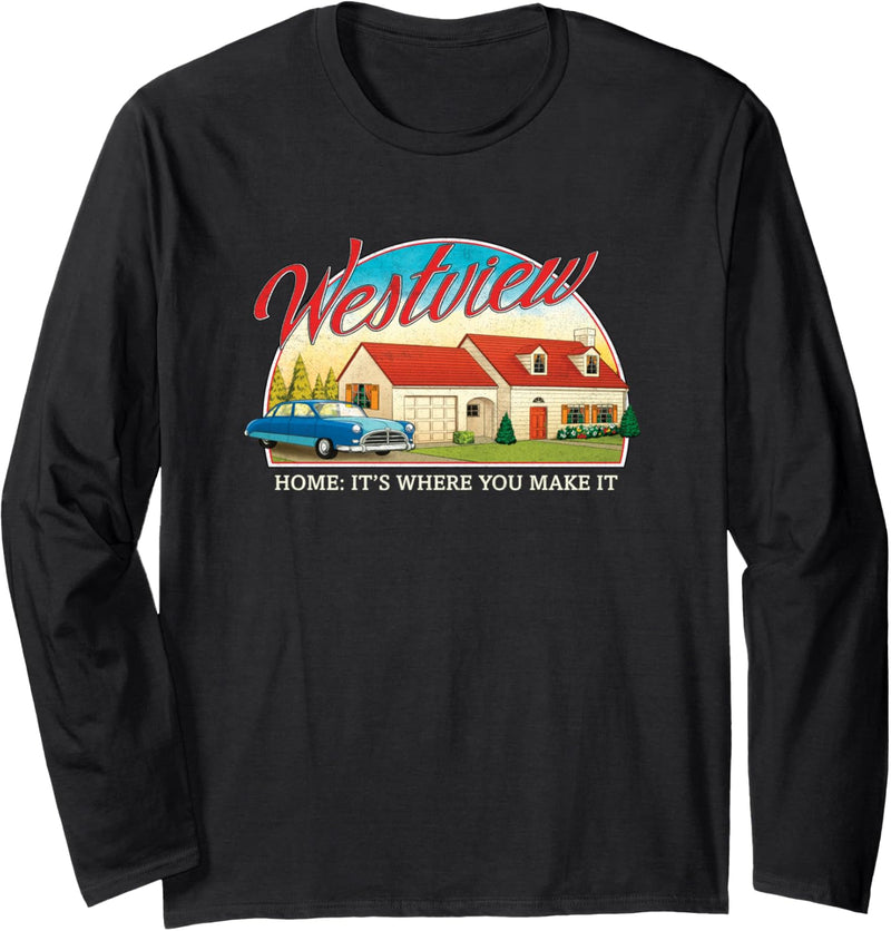 Marvel WandaVision Westview Retro Langarmshirt