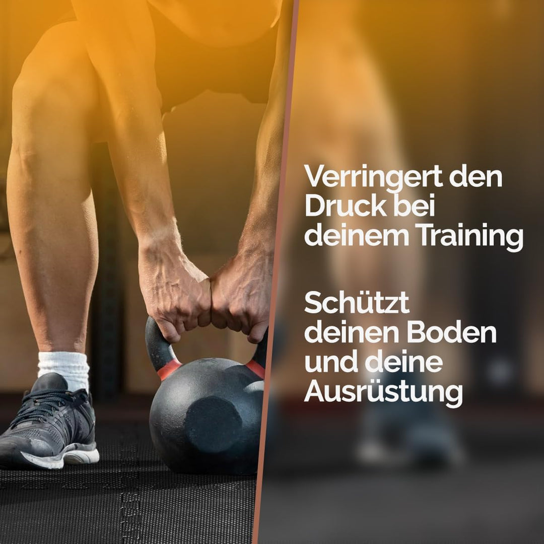 Vivezen - Puzzle-Bodenmatte für Fitness oder Kinderspiel, rutschfest - 18 Stück - Mehrere Farben, Gr