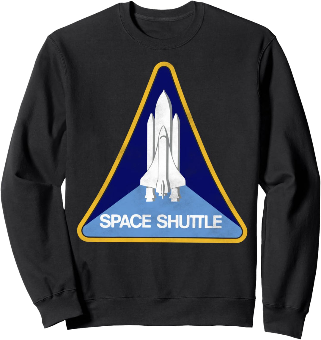 NASA Space Shuttle Skinny Triangle Patch Sweatshirt