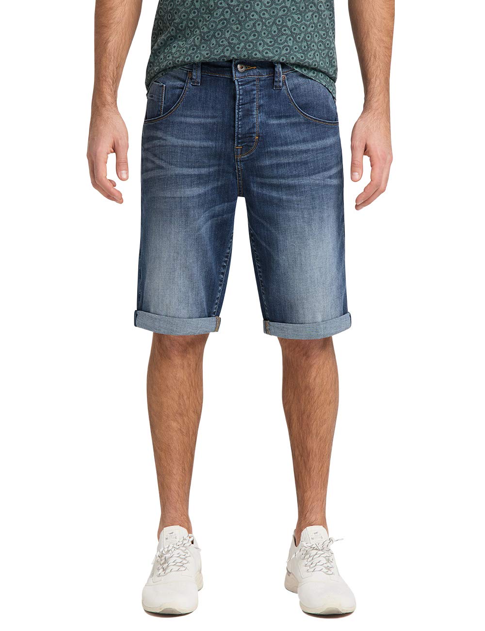 MUSTANG Herren Regular Fit Denim Bermuda Jeans